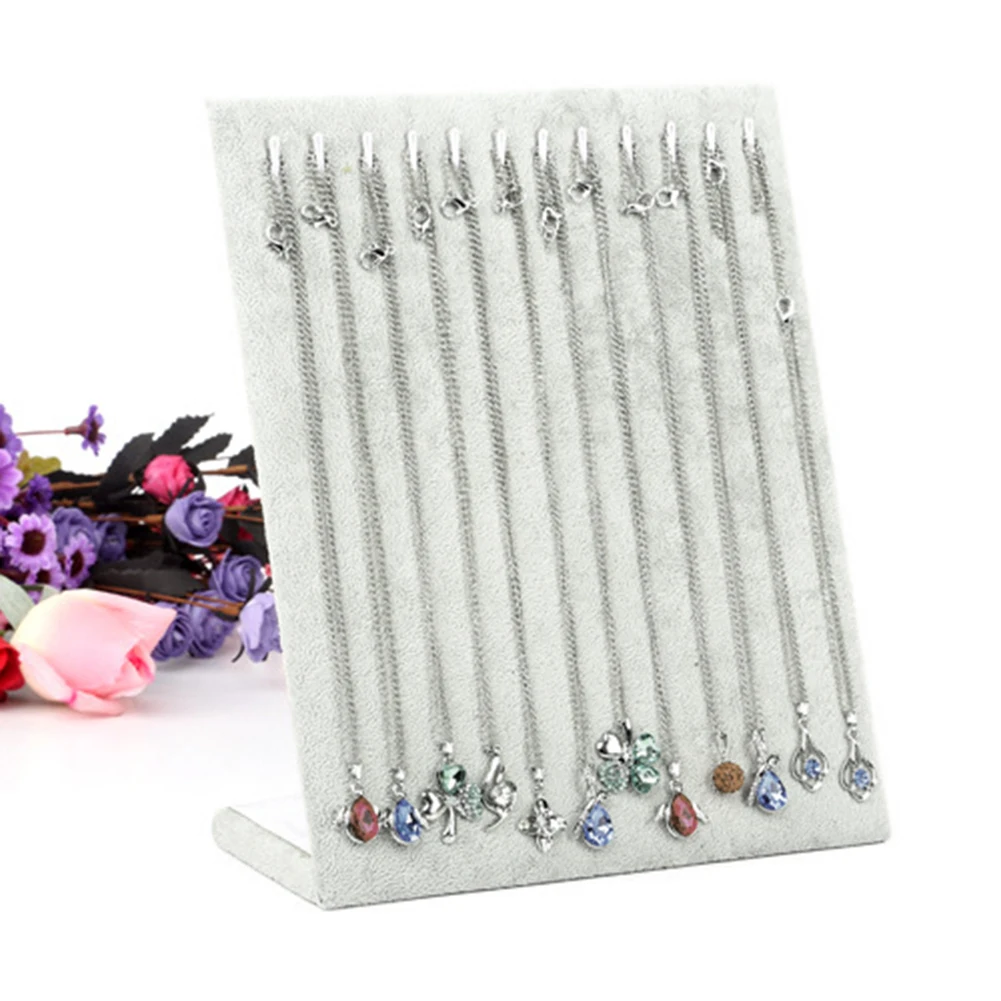 Органайзер для ювелирных изделий бархатное ожерелье цепочка держатель браслета