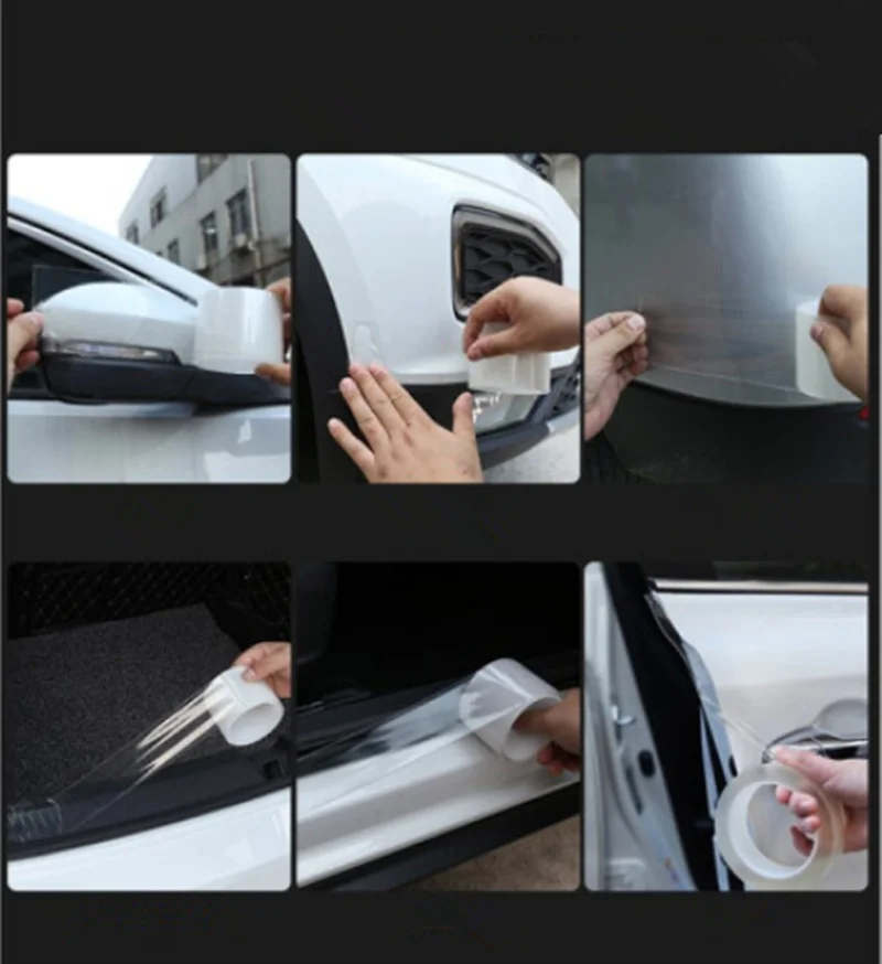 

Car-Styling Car Door Sill Protector Sticker Decal For Toyota RAV4 COROLLA Yaris COROLLA VIOS LAND CRUISER