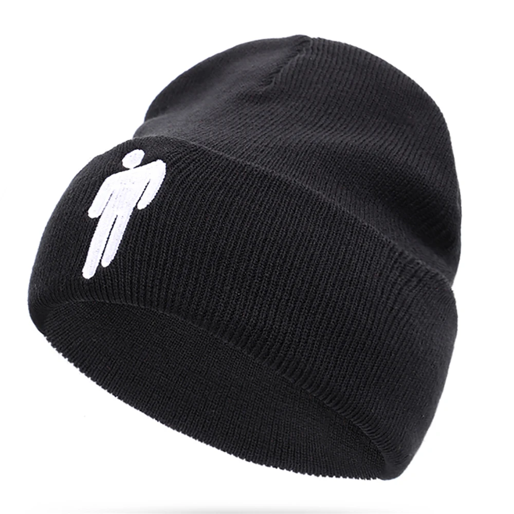 Billie Eilish Beanie, 15 цветов, вязаная зимняя шапка, одноцветная, в стиле хип-хоп, вязанная шапка Skullies, шапка, аксессуар для костюма, подарки, теплая зимняя шапка