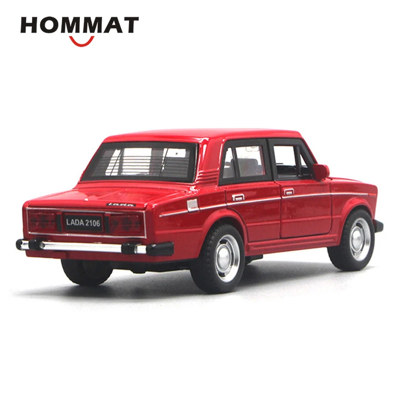 Hommate 1:32 Масштаб классический ВАЗ Лада 2106 модель автомобиля игрушка сплав металл литая модель игрушечного автомобиля Модель автомобиля подарок Автомобили Дети игрушки для детей