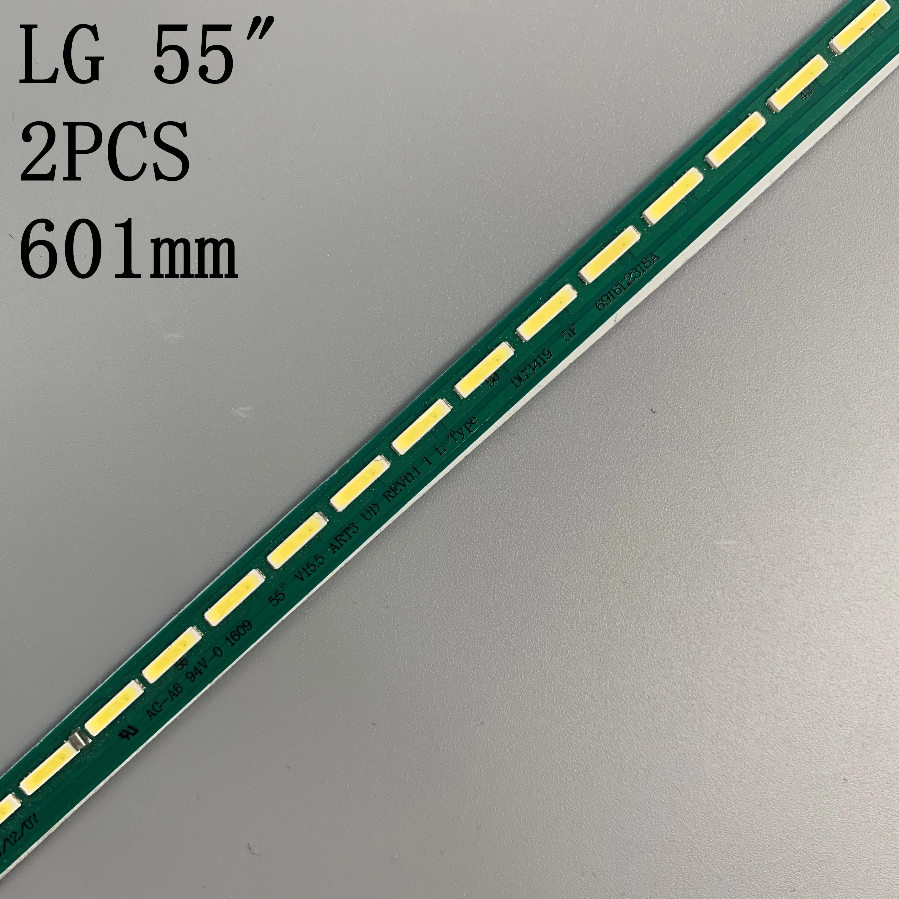 Светодиодная лента для подсветки телевизора LG 60 ламп 55 дюймов v15 5 ART3 UD R L type 55UF6450