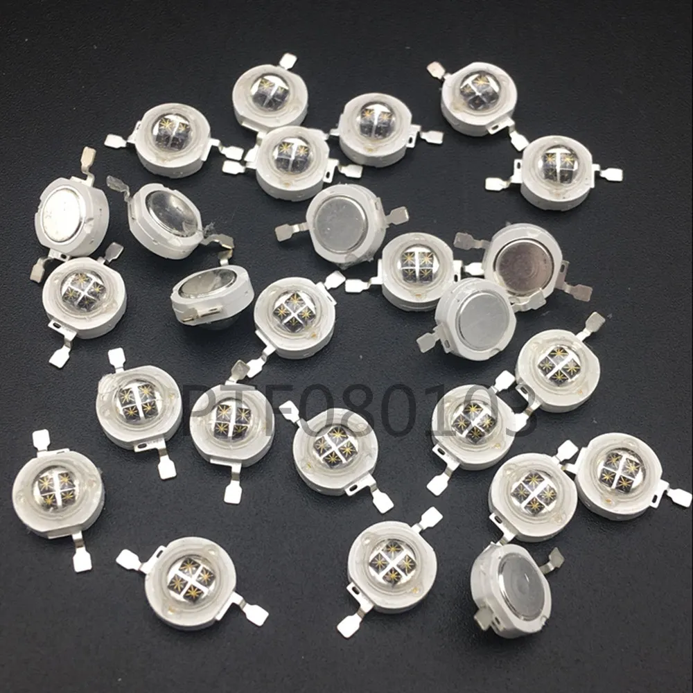 

20pcs LED 5W Diode White Red Green Blue High Power Beads 5Watt Light Emitting Diodes Brightness Diod LED Alta Bright 5 W Diodo