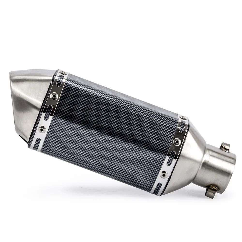 

51mm Universal Motorcycle Exhaust Pipe Pcx 125 Tmax 530 Nmax Xmax 300 Msx 125 R3 Mufflers Scooter Pitbike Modified Slip on