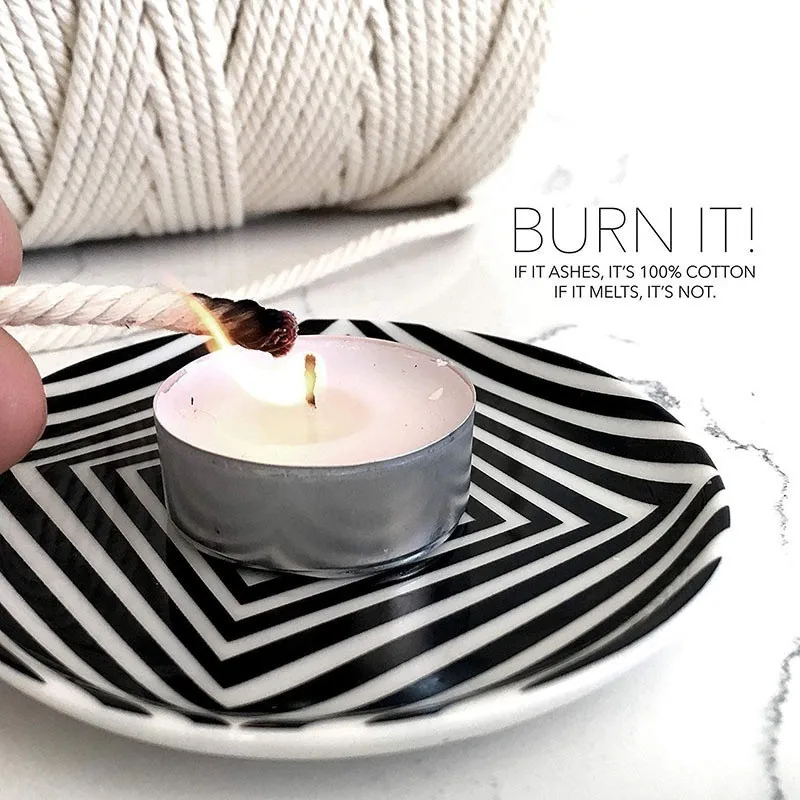 1/2/3 мм Фурнитура для бижутерии макраме шнур скрученный из керамического волокна