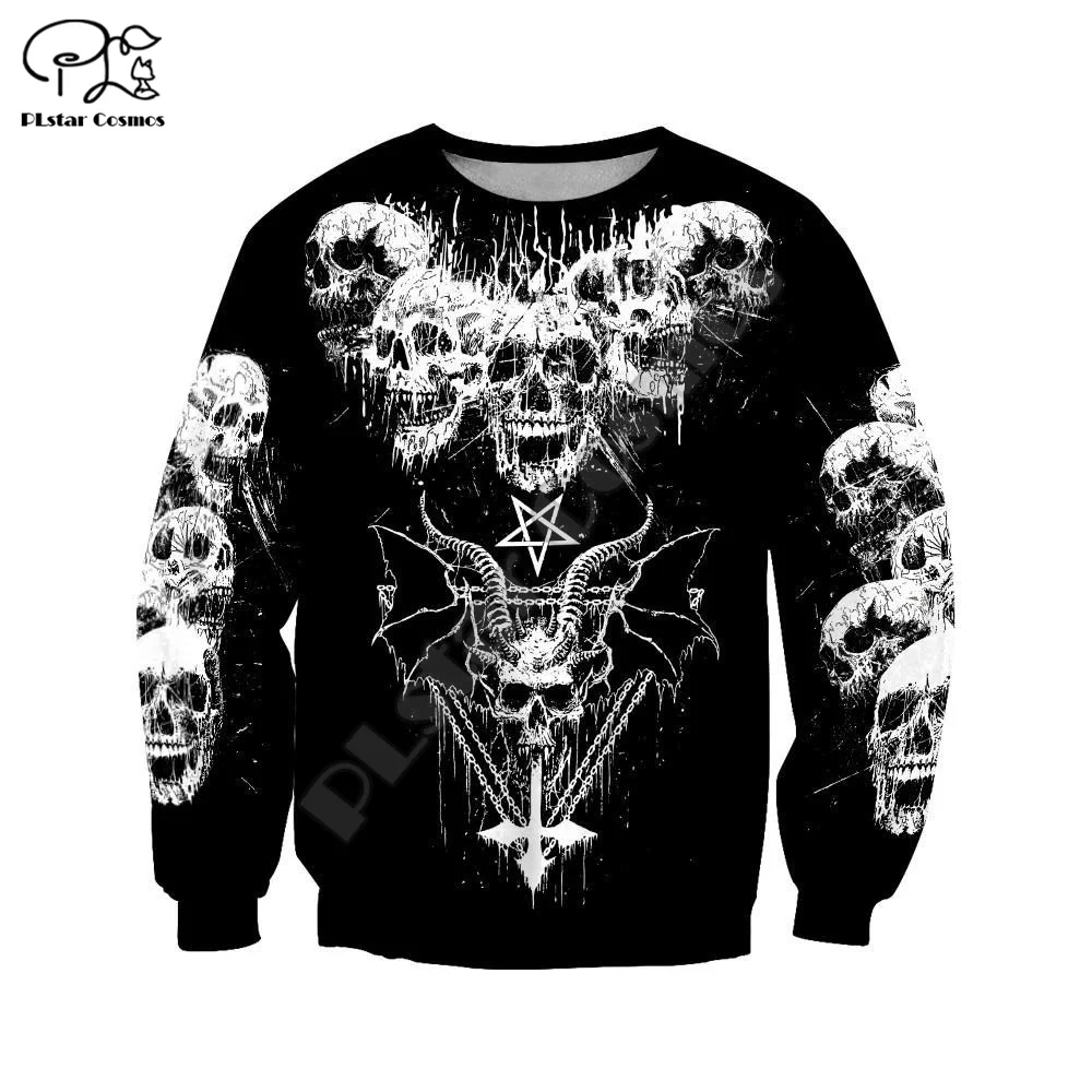 Ух девушка сатаны дьявола призрак Готический Череп Забавный Повседневный