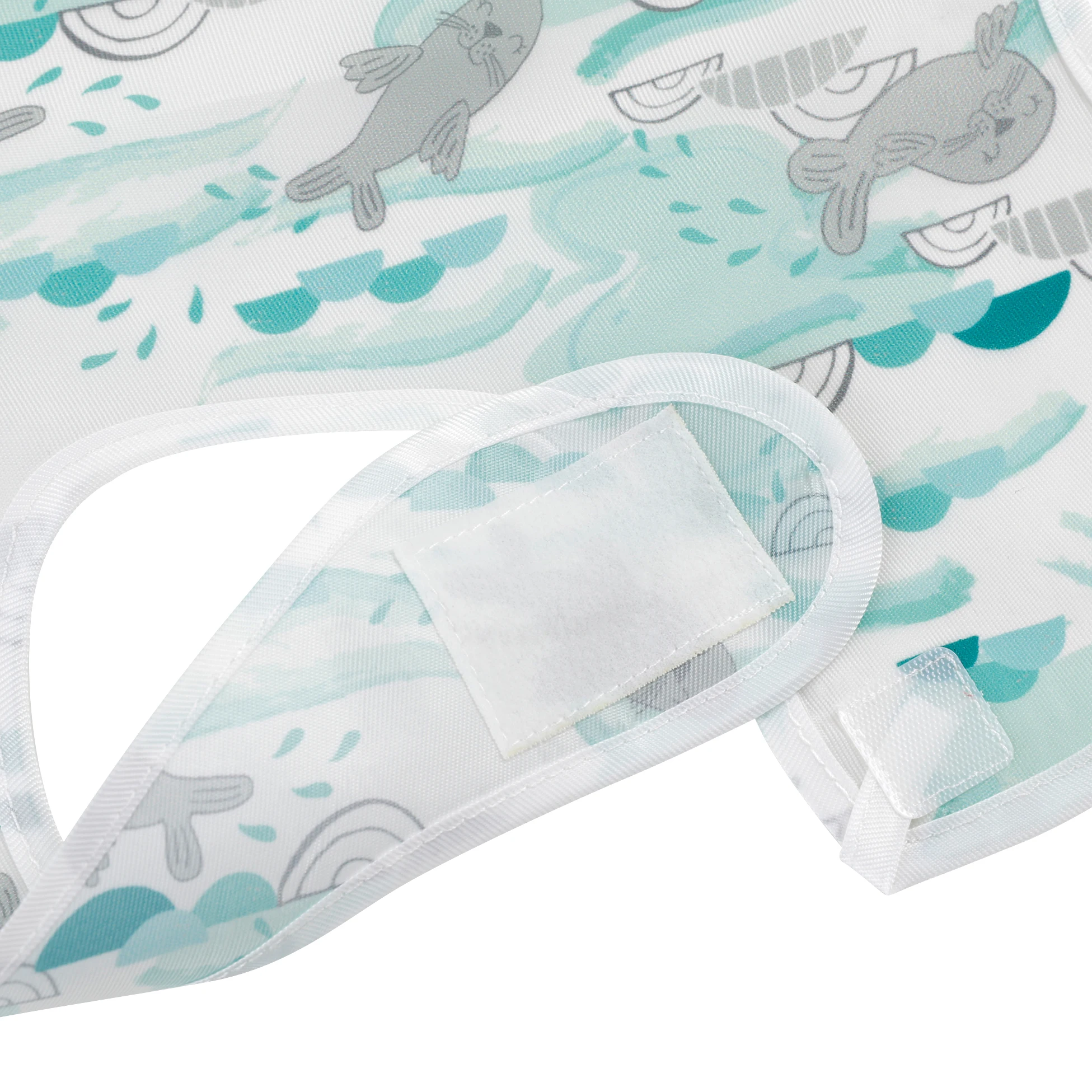 4Pcs/Lot Waterproof Baby Bibs Unisex TPU Washable Fashion For Boys &amp Girls Stain and Odor Resistant Feeding | Детская одежда и