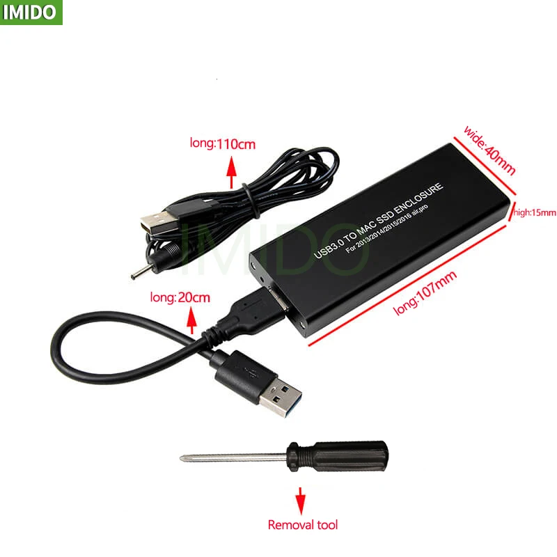 Корпус для жесткого диска Apple Macbook Air Pro Retina 2013 2014 2015 /2016 Usb3.0 в Mac SSD корпус A1466 A1465 A1398