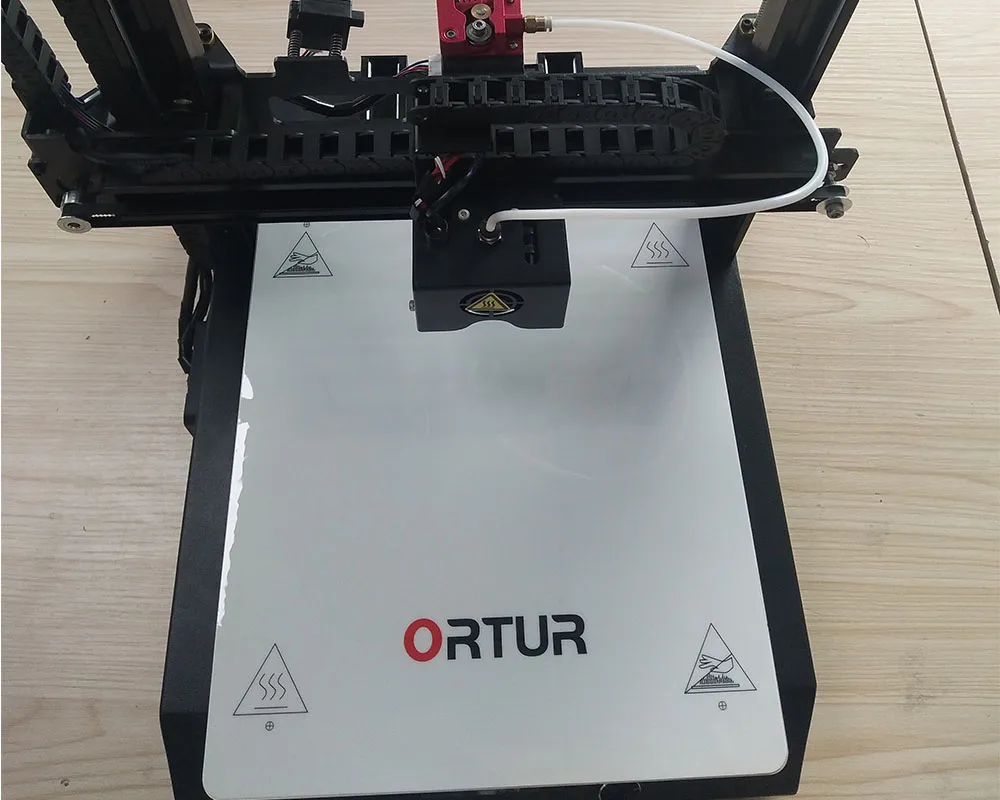 Ortur-4 Модернизированный ПЭТ 3D-принтер, сборная пластина с подогревом/ПК/магнитная накладка+ Съемная Платформа из углеродистой стали Ortur, Размер 260x310 мм