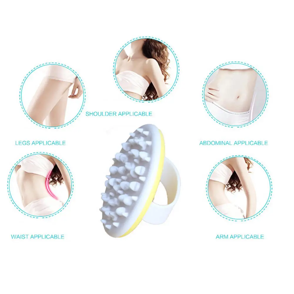 

1pc Bath Brush No handle TPR Home Shower Brush Handle Body Shower Bristle Massage Accessories