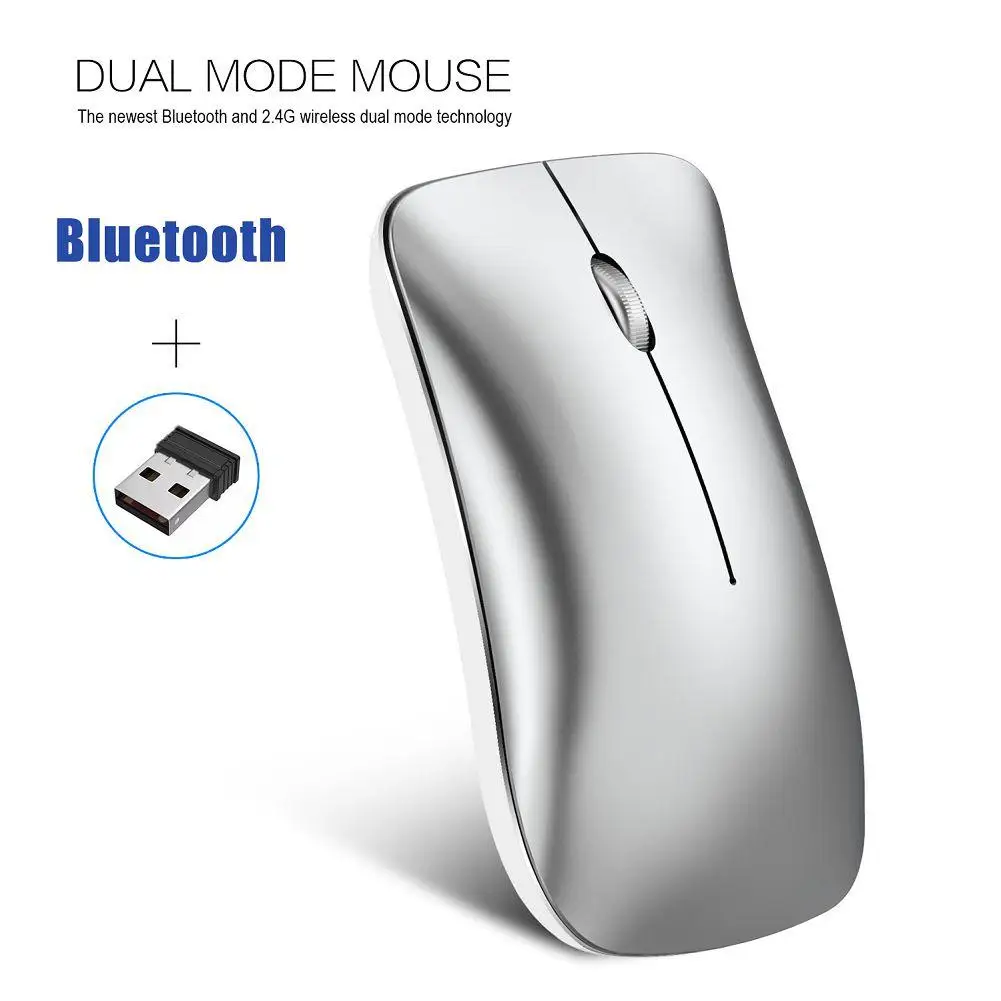 Новый T23 тонкий многомодовый bluetooth 3 0/4 0 2 4G беспроводная мышь для офисного