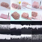 Лента со страусиными перьями, для рукоделия, 1 ярд