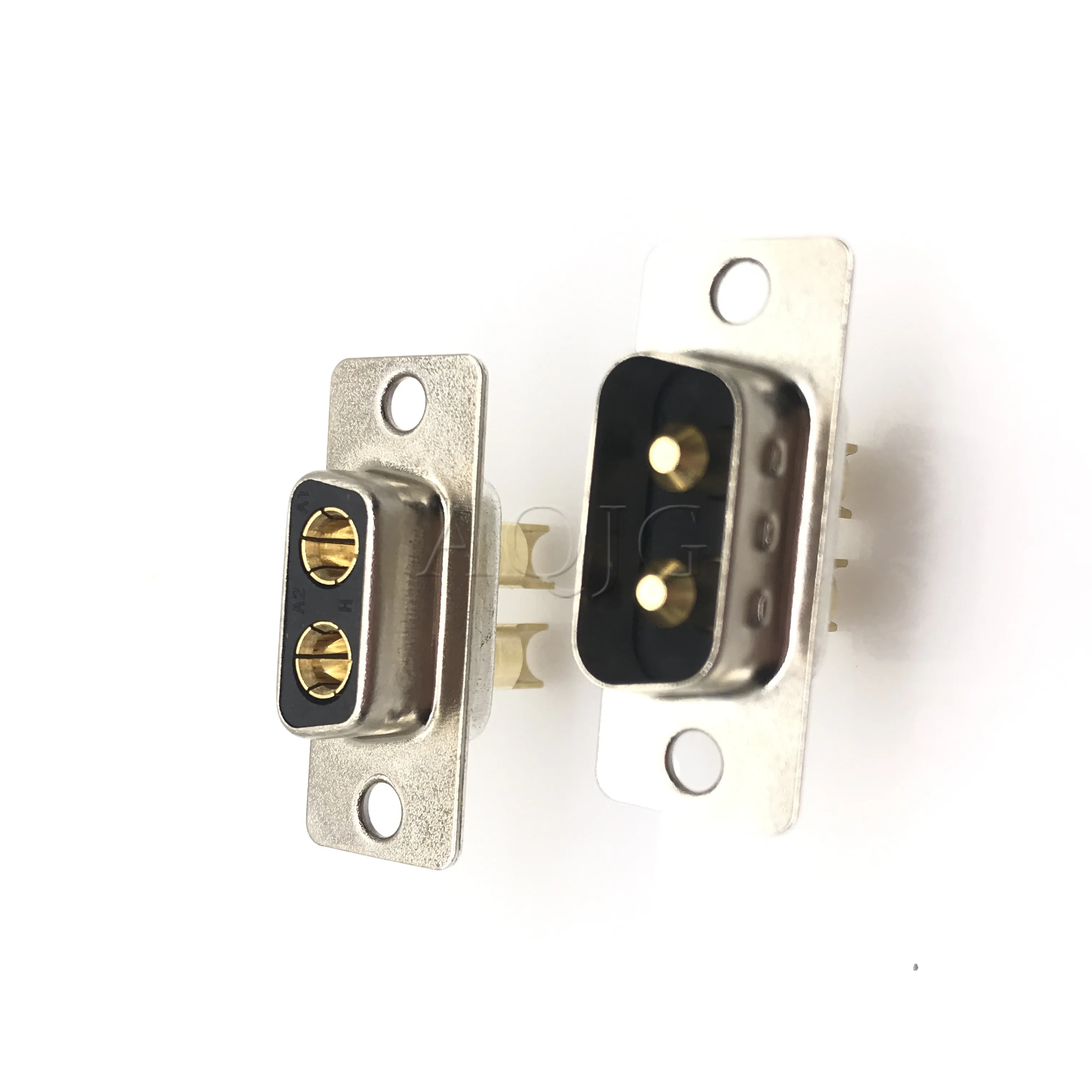 Штепсельная плата типа 2W2 30A 1 шт. 2 контактный позолоченный Штекерный гнездовой