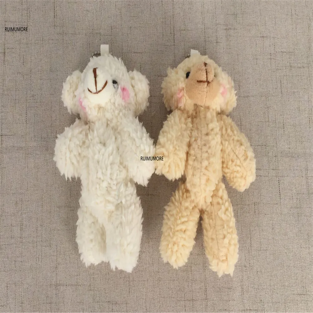 Новый милый маленький медведь кукла брелок плюшевая игрушка украшения|Мягкие игрушки животные| |