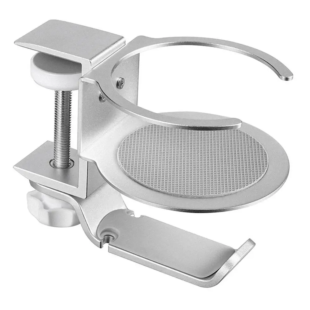 2 In 1 PC Gaming Headset Stand 360 Rotating Headphone Cup Holder Wall Hook Mount Earphones Stand Display For Gaming Headsets