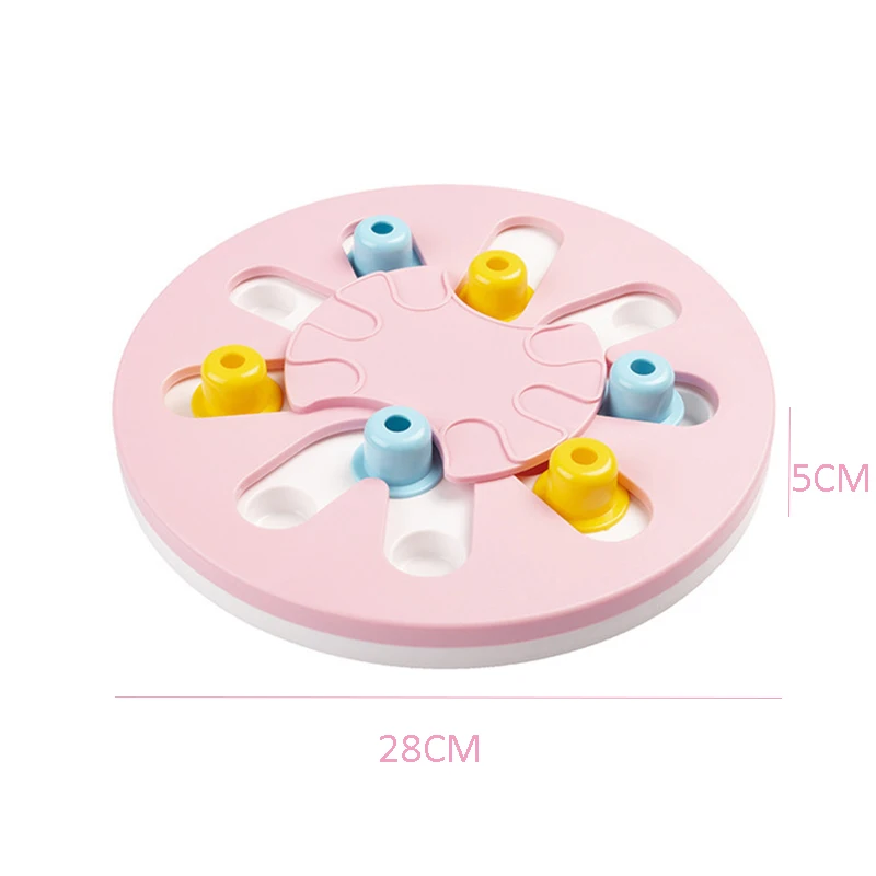 Игрушки головоломки для собак дозатор щенков увеличение IQ интерактивный цветок