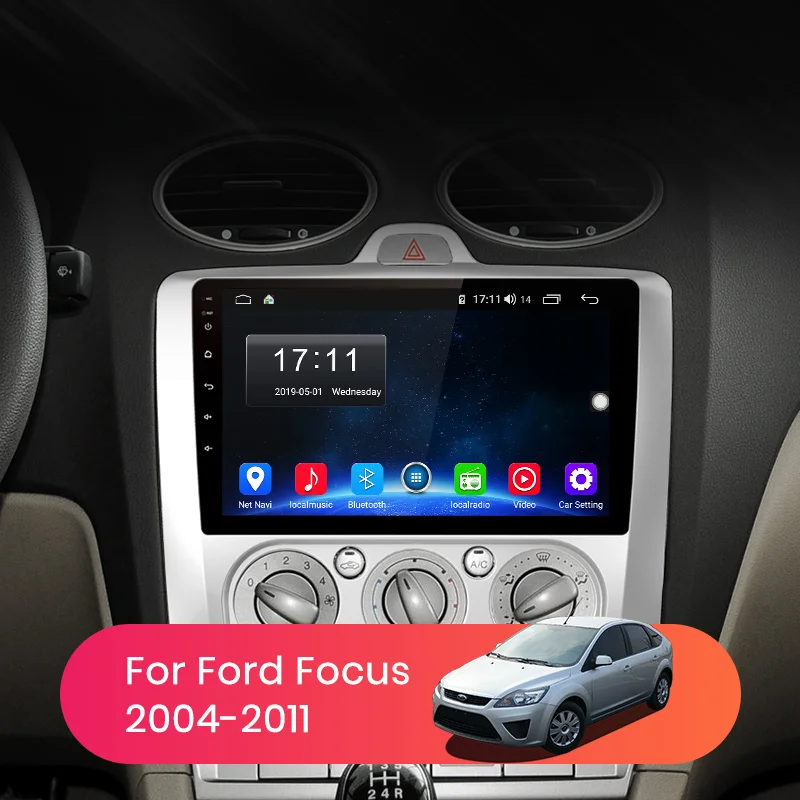 Автомагнитола AWESAFE PX9 для Ford Focus 2 3 Mk2 / Mk3 2004-2011 мультимедийный видеоплеер на Android 10