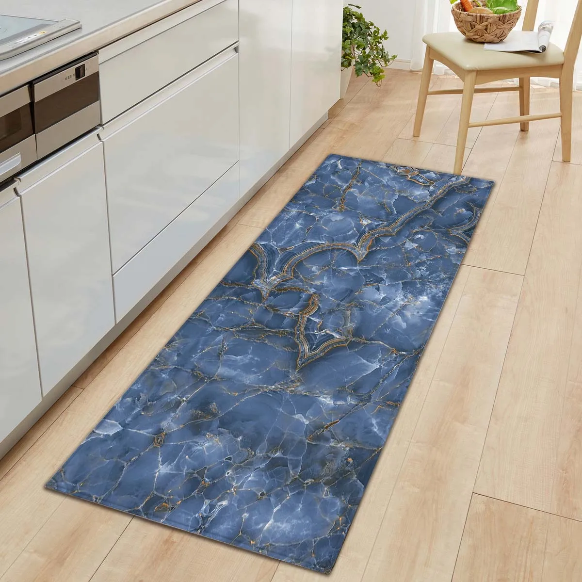 marble pattern kitchen mat carpet flannel entrance door mat soft non slip doormats for living room bedroom kitchen bathroom free global shipping