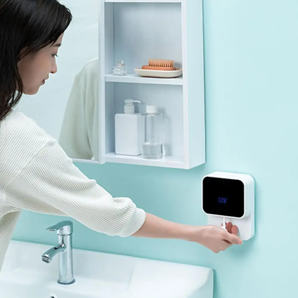 

Automatic Liquid Soap Dispenser Intelligent Induction Foaming Hand Washing Device Hotel Home Kitchen Bathroom Soap Dispenser