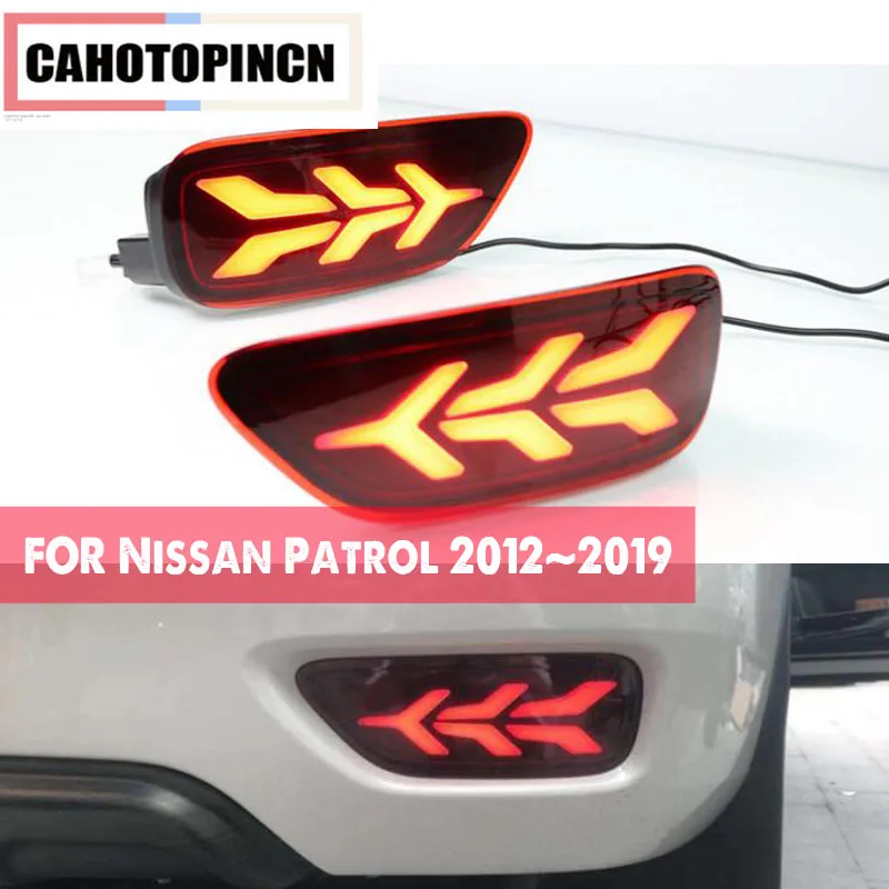 Многофункциональный Автомобильный светодиодный задний фонарь для Nissan патруль