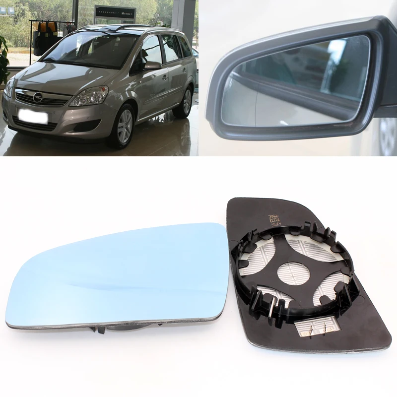 Для opel zafira Автомобильное зеркало заднего вида с широким углом обзора голубое