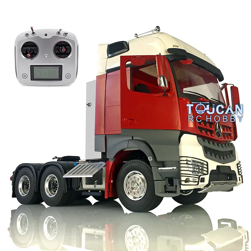

LESU RC Metal 6*6 1/14 Chassis Hercules Painted Actros Cabin Tractor Truck Motor THZH0825