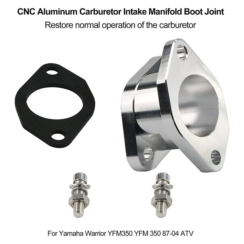 Carburetor Intake Manifold Boot Joint for Yamaha Warrior YFM350 1987-2004 ATV Quad 4Wheeler 1UY-13586-01-00 |