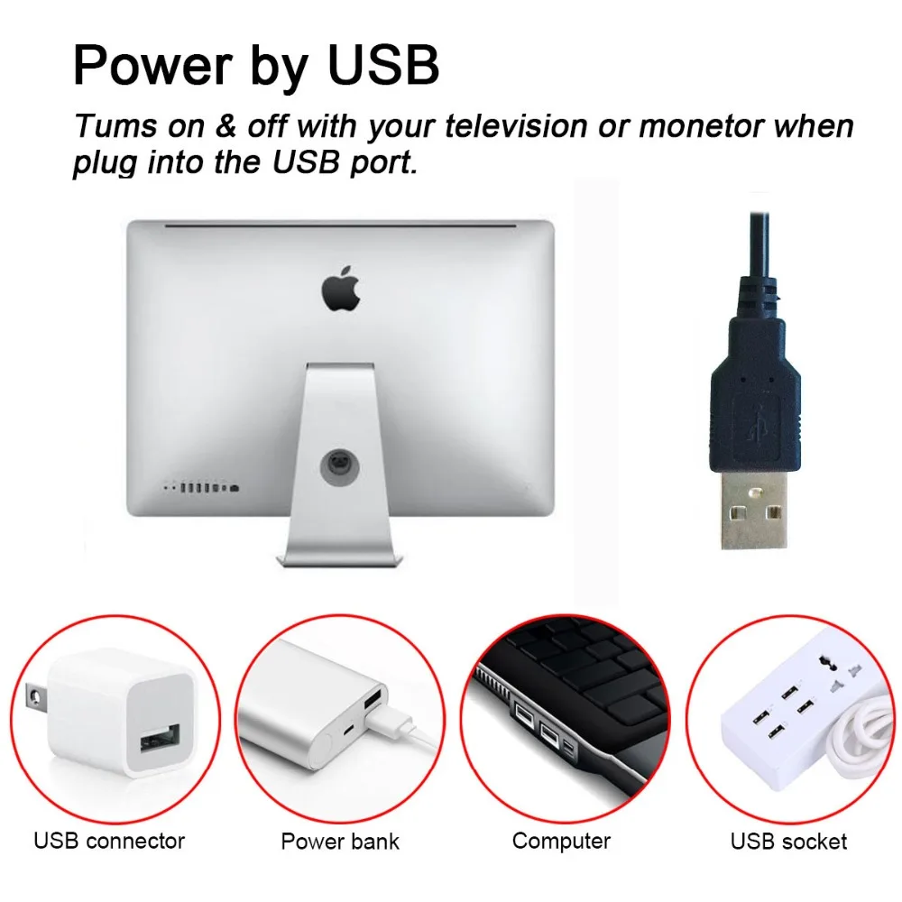 ZZEL ZYEL DC5V 0 5 м 6 Вт 1 12 USB COB RGB светодиодный светильник с гибкой полоской для ТВ фона