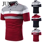 Рубашка-поло мужская свободного покроя, Повседневная Уличная одежда, дышащая, с коротким рукавом, на весну-лето, 2021