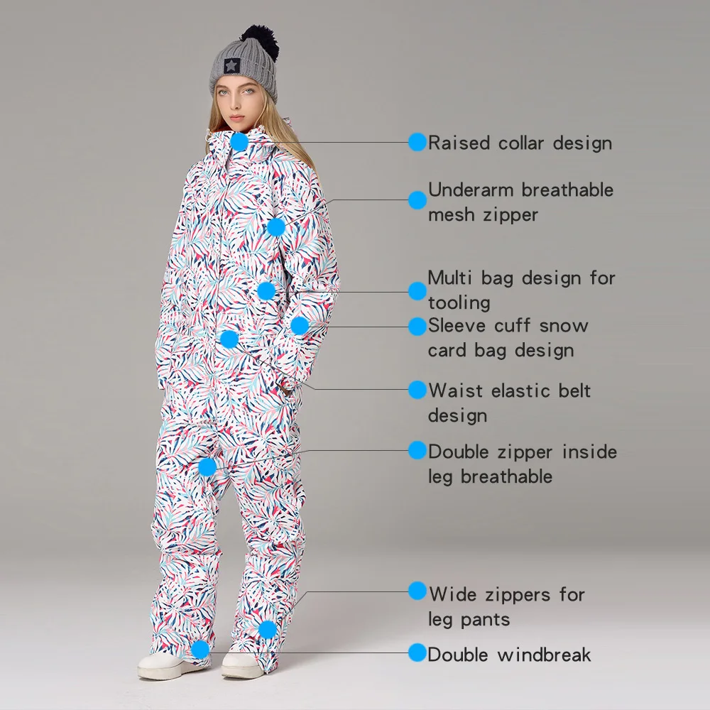 Зимняя Толстовка 2021 женские лыжные комбинезоны водонепроницаемый спортивный