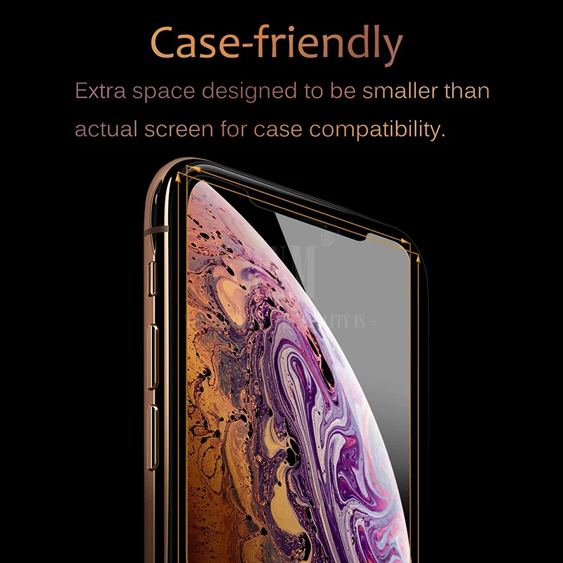 Передняя и задняя Защита экрана для iPhone X Xs XR закаленное стекло защита от