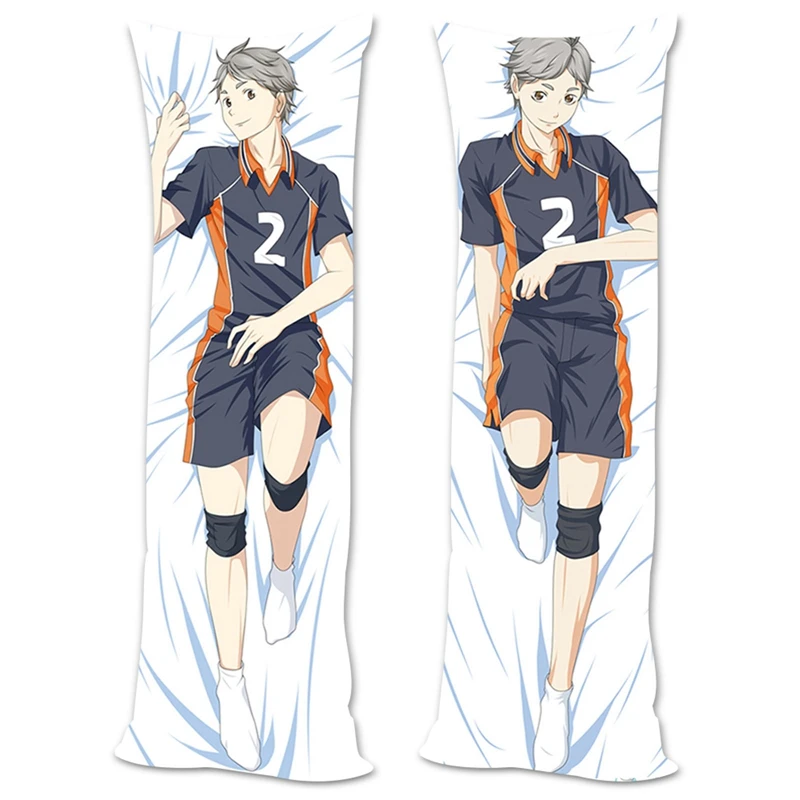 Аниме волейбол школьной волейбольной команды (Karasuno Косплэй Dakimakura тело Haikyuu! Чехол