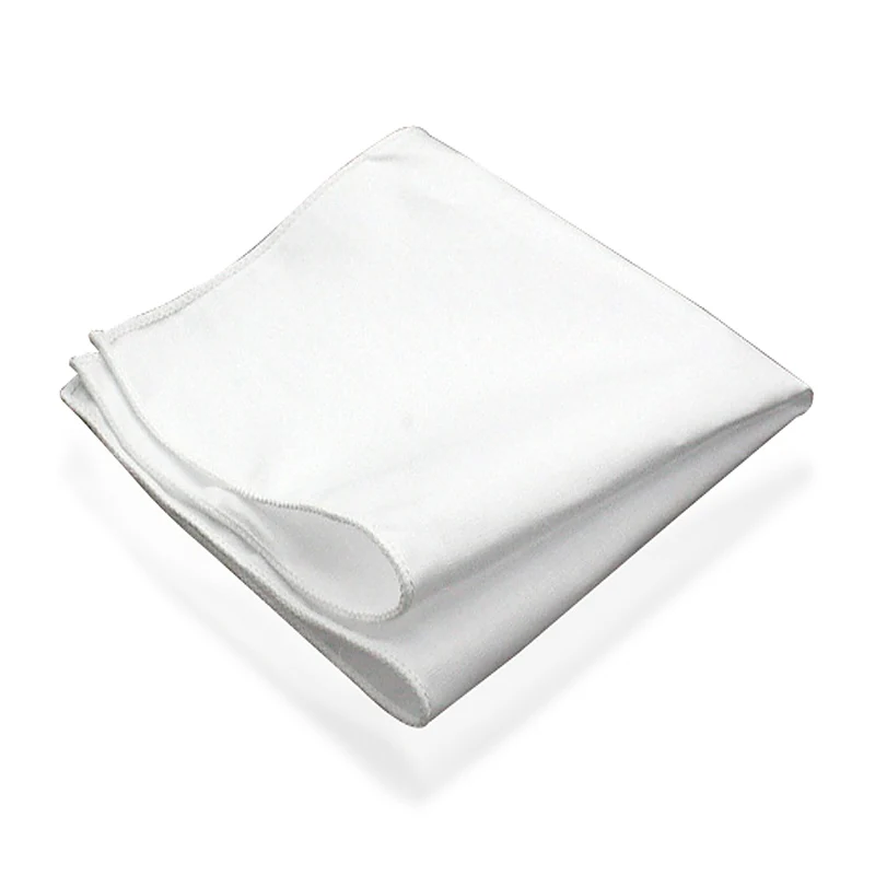 Высокое качество белый цвет Карманный квадратный для мужчин узор хлопок платок