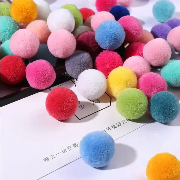 

500pcs/set Pompoms Soft Fur Ball Plush Stick & Shilly-Stick Educational Toys Handmade Art DIY Kindergarten teaching toys