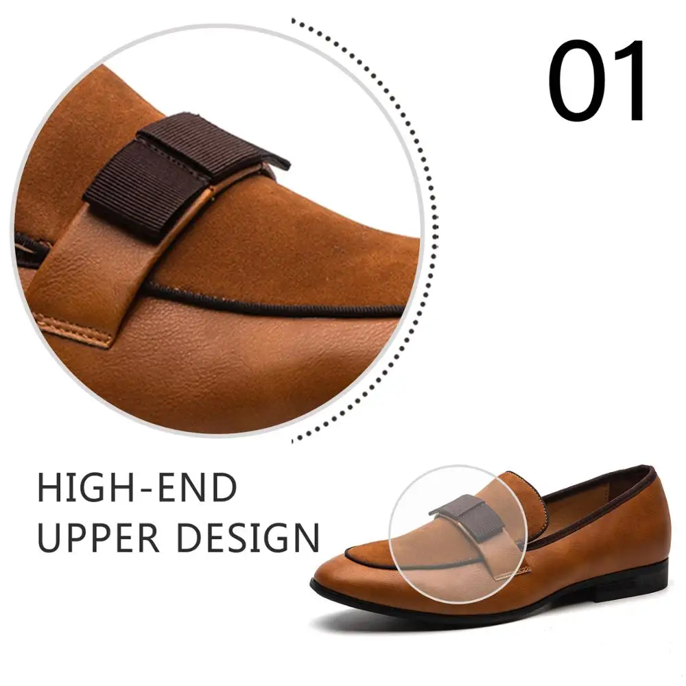 Туфли мужские классические натуральная лакированная кожа и замша лоферы с