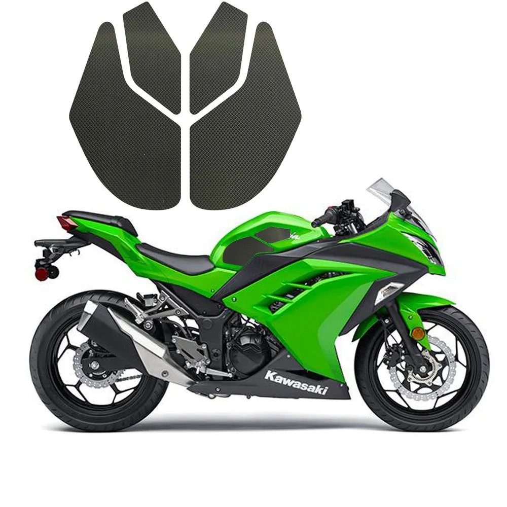 

For Kawasaki Z250SL / ABS Z300 / ABS 2015 2016 Z 250 Motorcycle Protector Anti slip Fiber Tank Pad tank Side Traction 3M Sticker