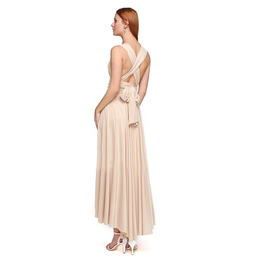 

Elegant Ladies Summer Plus Size Wedding Evening Asymmetrical Dresses For Women Sexy Party Dress Vestido De Mujer Femme Robe