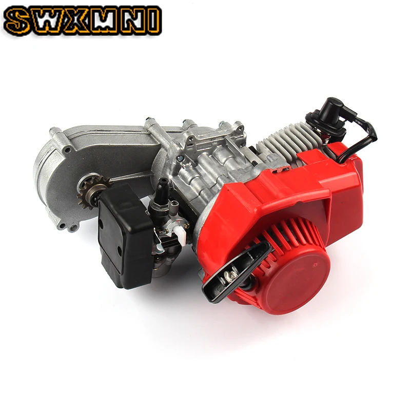 Фирменная Новинка Мотоцикл 47cc 49cc двигателя 2 нажимом запуска w/коробка передач