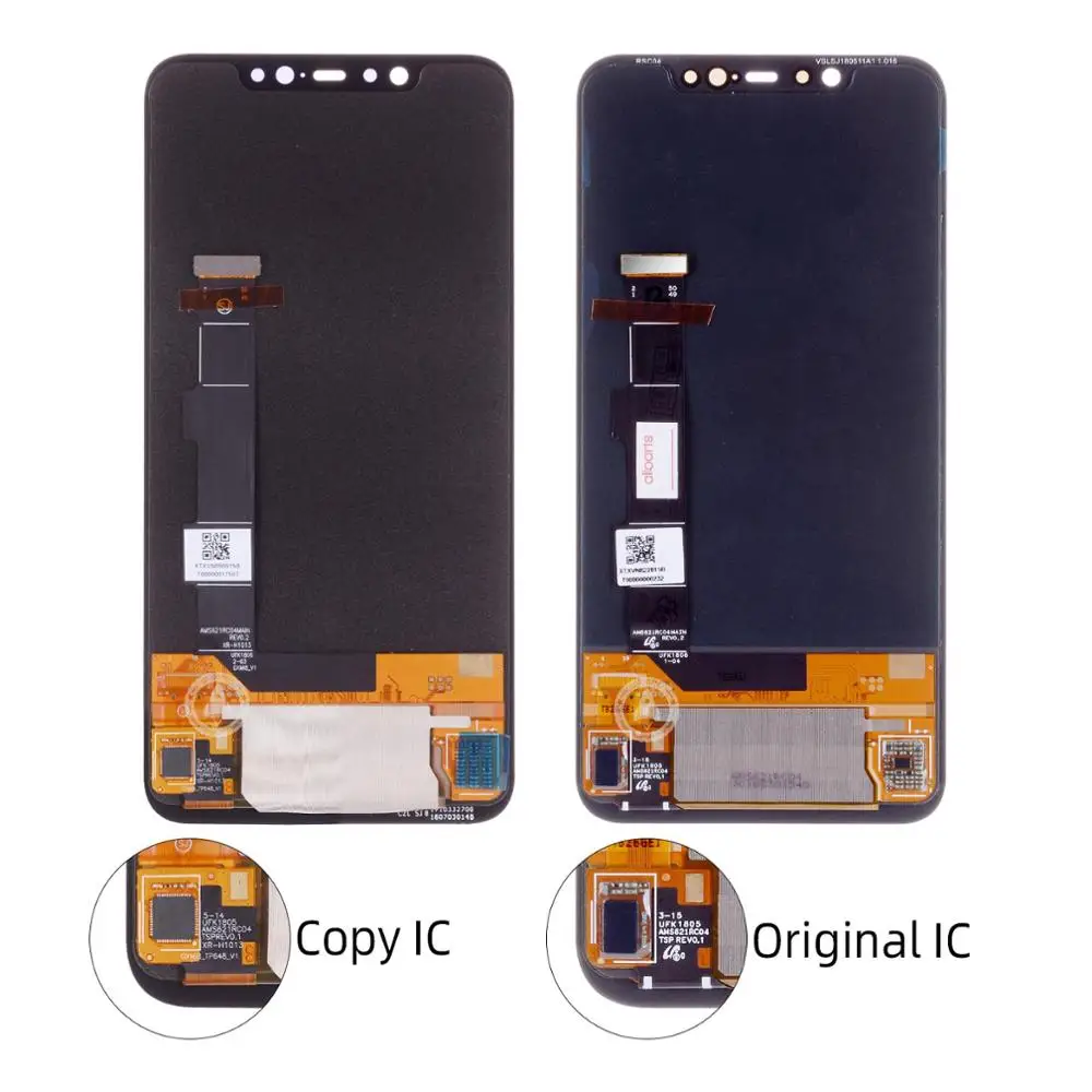 Дисплей для Xiaomi Mi 8 LCD в сборе с тачскрином Оригинал 6.21'' черный | Мобильные