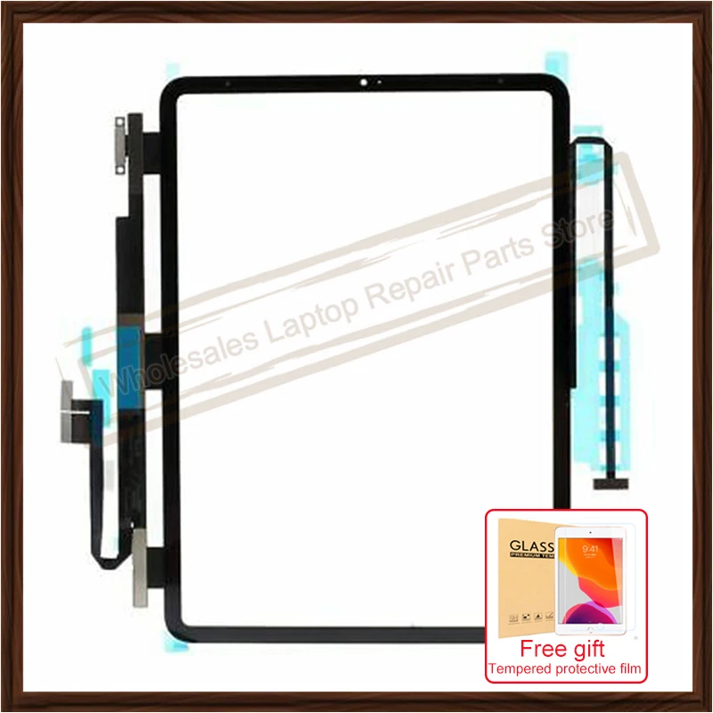 Repuesto de Panel de cristal frontal para iPad Pro 11, digitalizador de pantalla táctil Original, segunda generación, 2020, A2228, A2068, A2230