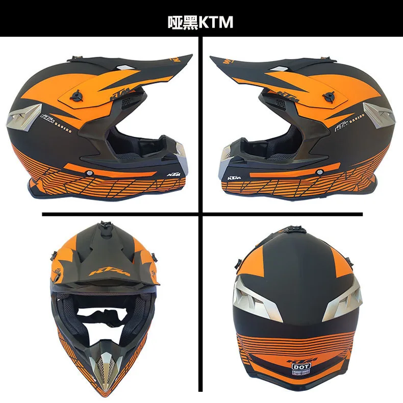 

Professional Motorcycle Off-road Helmet Motocross Helmet Full Face Helmet 0408-17