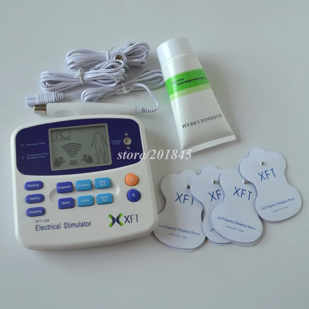 XFT 320 электрический стимулятор тенсовый массажер блок Двухканальный для