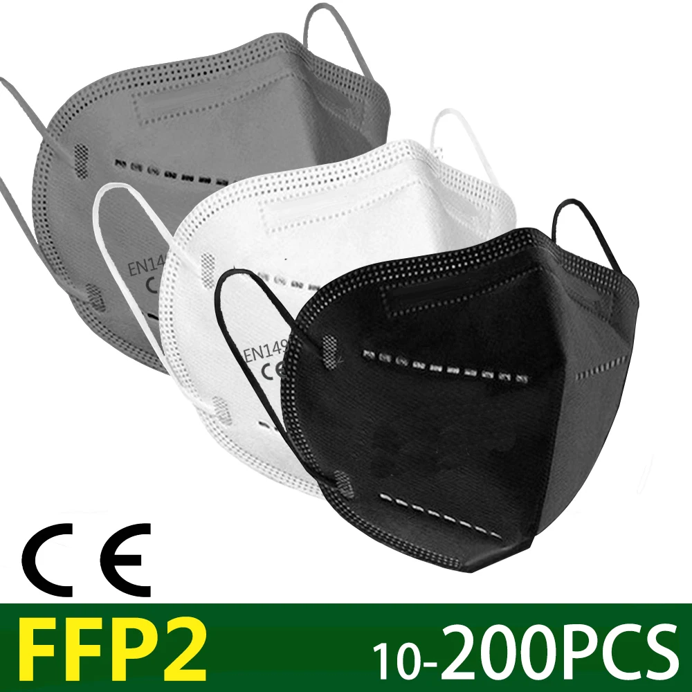 

6-layers respirators FFP2 face mask KN95 facial masks filter maske Mouth CE fpp2 anti dust mask mascaras mascarilla ventilation