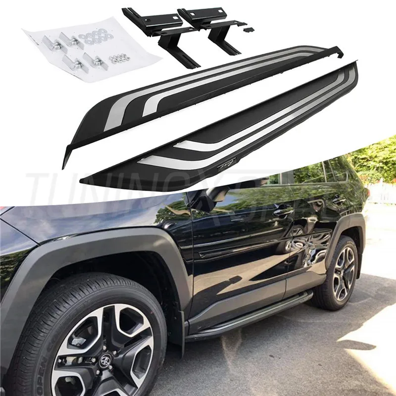 Новый боковой Шаг подходит для Toyota RAV4 2019 2020 алюминиевая Беговая доска Nerf Bar |