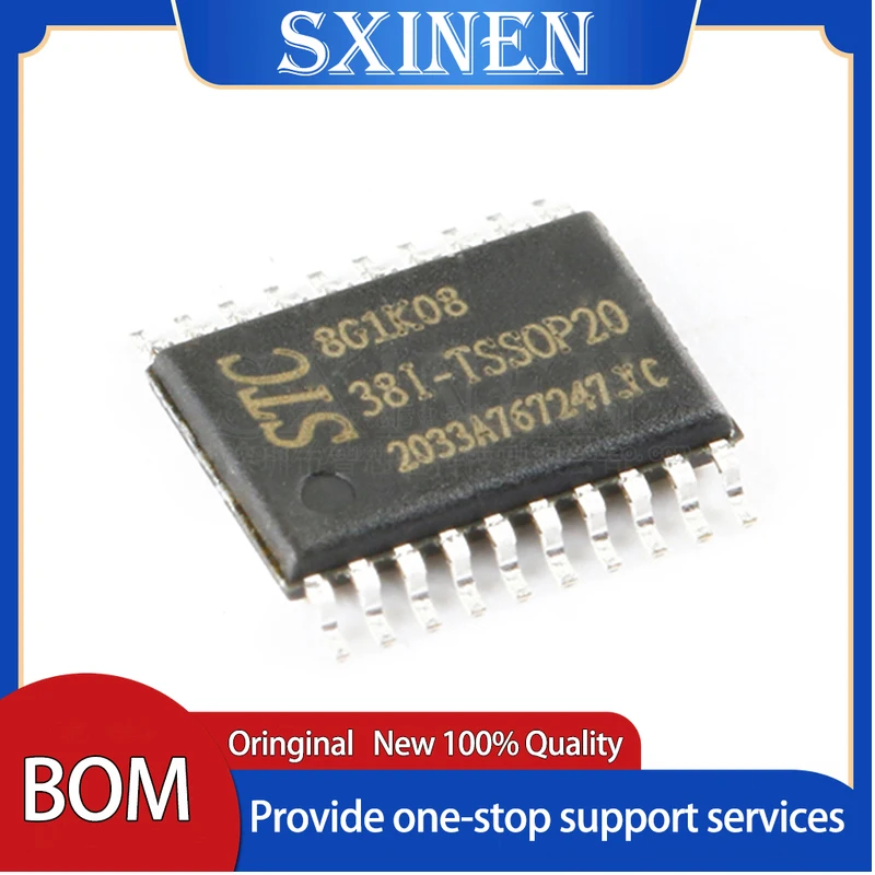 

10PCS STC8G1K08-38I-TSSOP20 Enhanced 1T 8051 Single-chip Microcomputer Microcontroller MCU