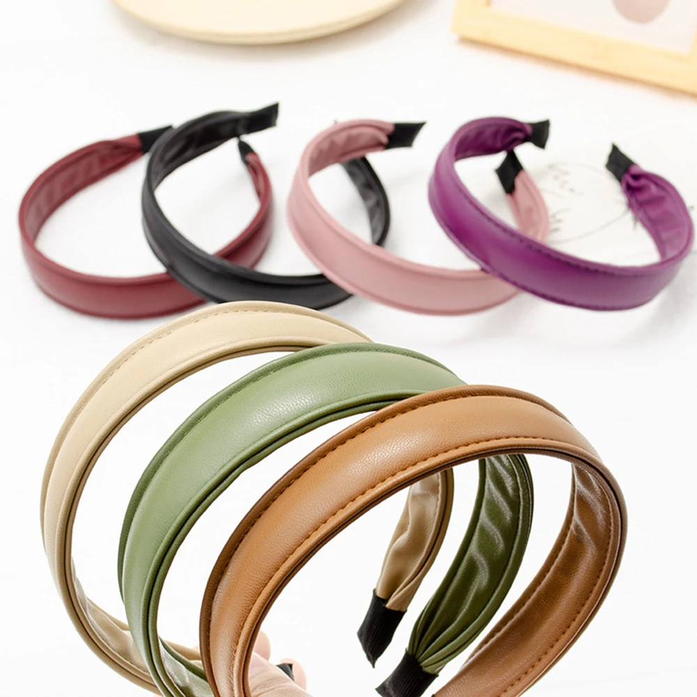 Девочек дамские туфли из Pu искусственной кожи повязка элегантные ободок бандана