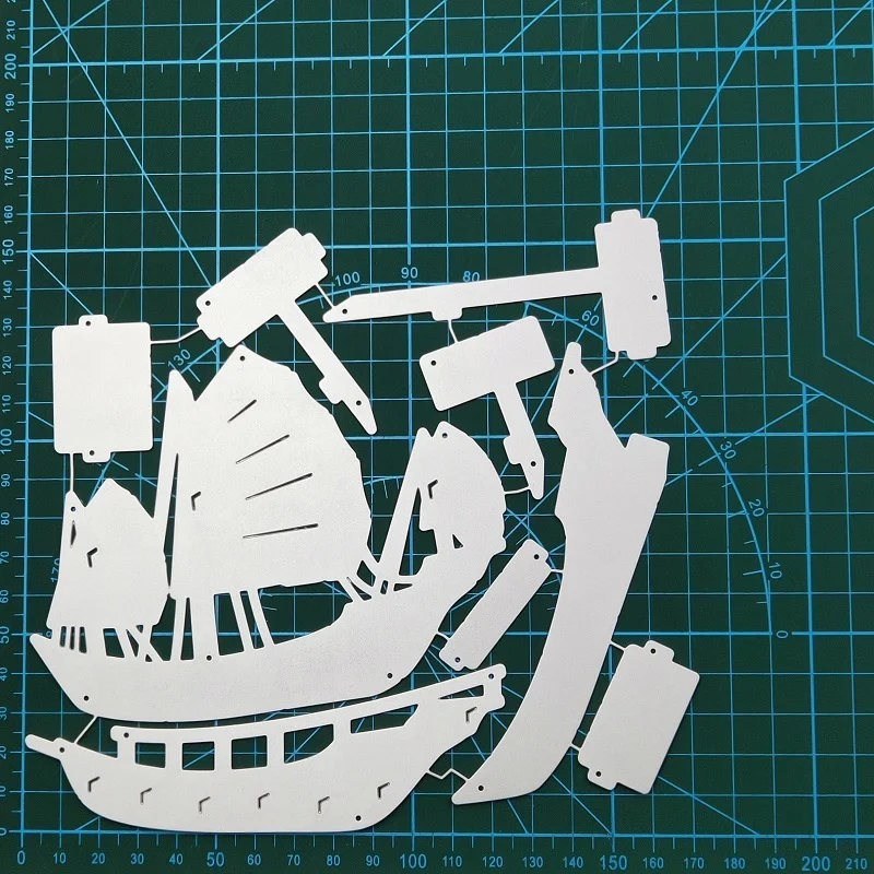 Парусник 3d металлический режущий штамп DIY скрапбук для декоративного тиснения на поздравительных открытках, конвертах и подарочных картах