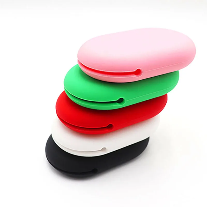 Креативный новый портативный анти-осенний мини-мешок для наушников силиконовый