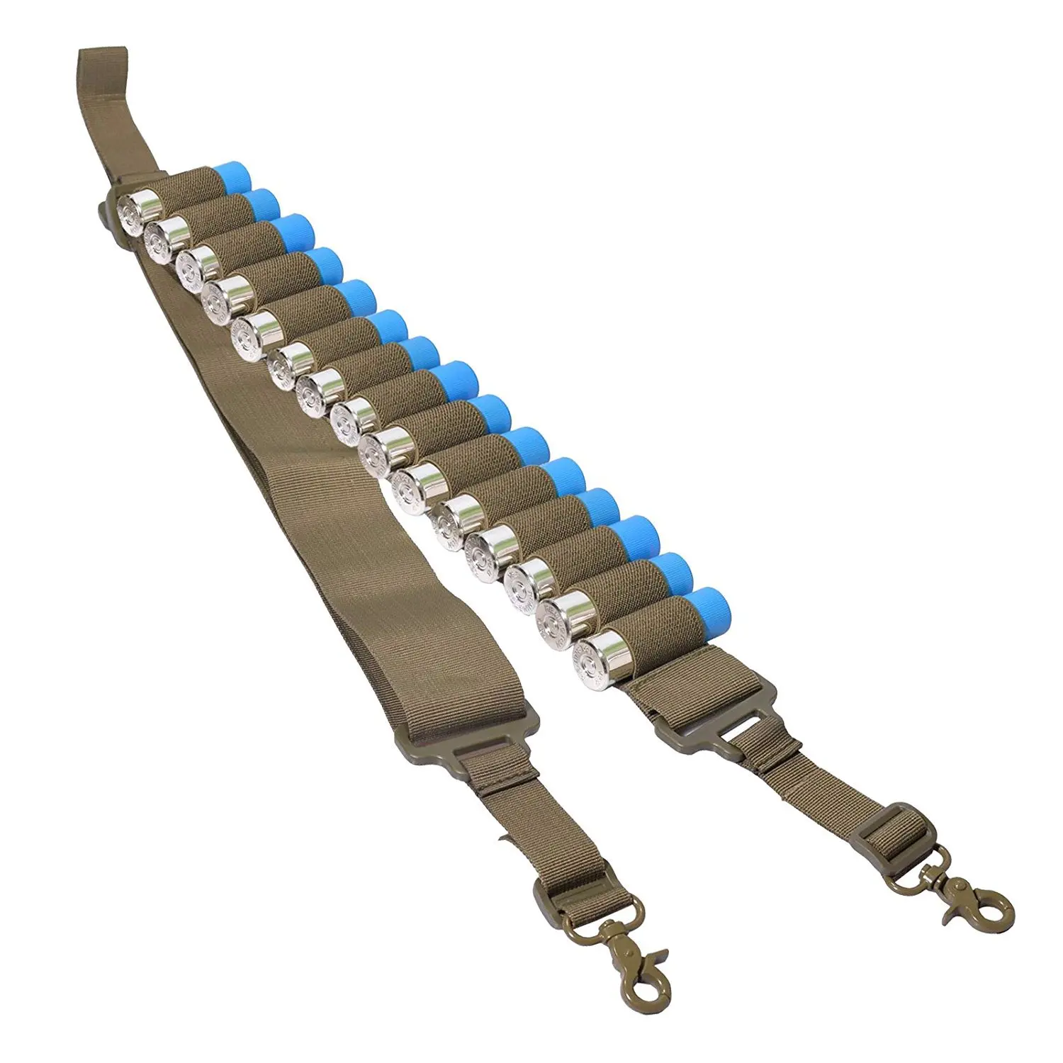 Ремень для переноски дробовика с 15 отверстиями многофункциональный 2-точечный