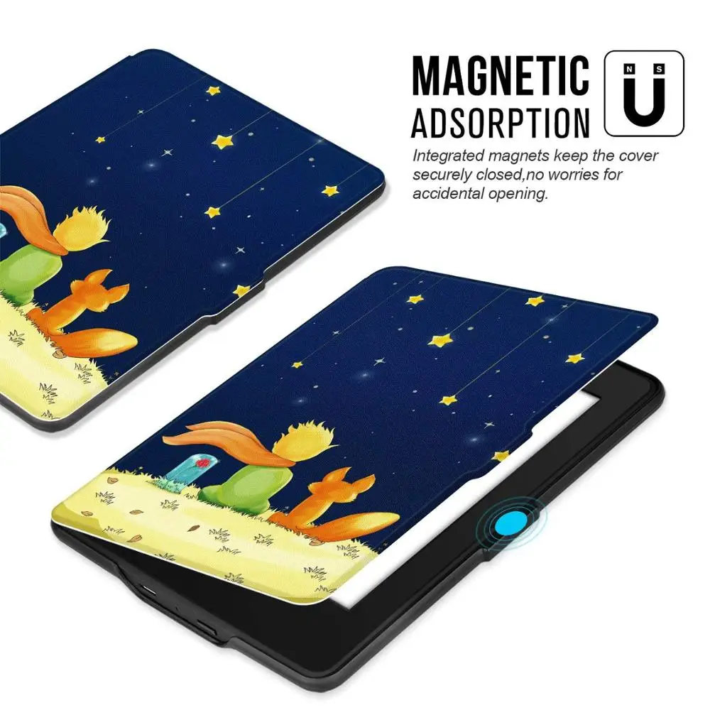Умный чехол для Amazon Kindle Paperwhite 1 2 3 из искусственной кожи с откидной крышкой, подходит для всех Kindle Paperwhite поколения до