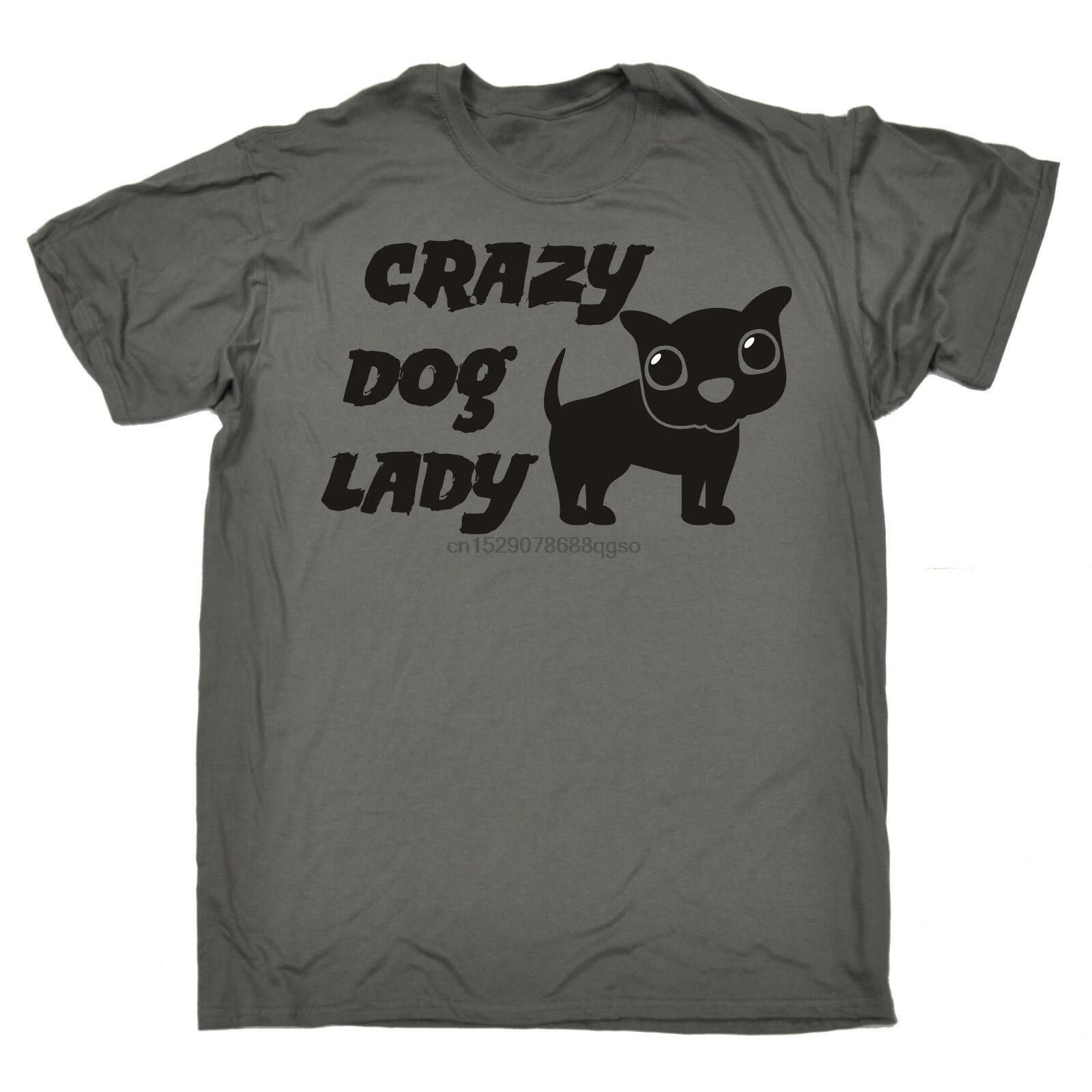 Мужская футболка Crazy Dog для дня рождения Милая с изображением щенка мамы тетушки